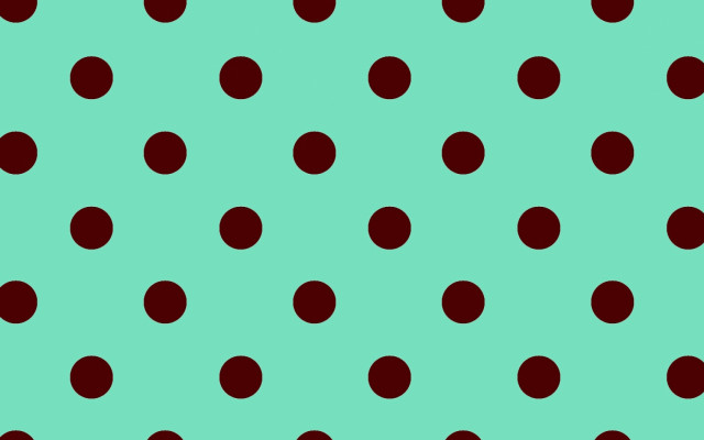 Green black polka dot pattern free wallpaper - medium preview image