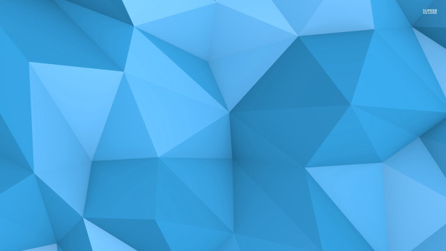 Blue abstract lowpoly background blurred free wallpaper - medium preview image