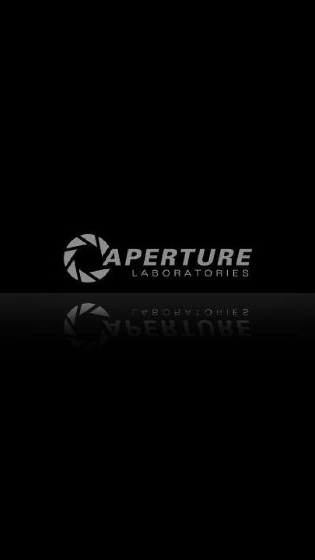 Black background white logo repeated free wallpaper - medium preview image