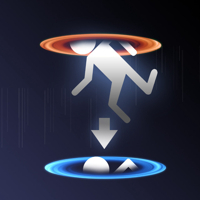 Man walking tunnel frisbee glowing free wallpaper - medium preview image