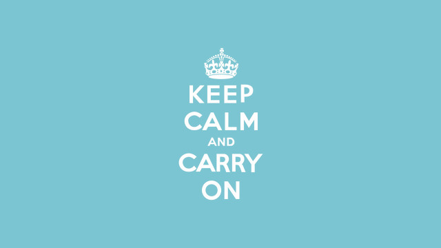 Blue background keep calm and #2 free wallpaper - medium preview image
