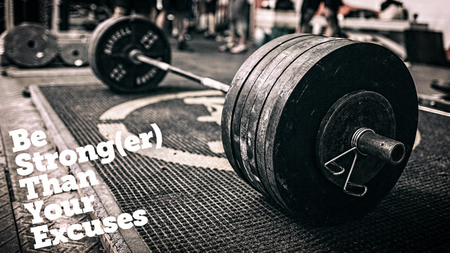 Barbell weight plate strong quote free wallpaper - medium preview image