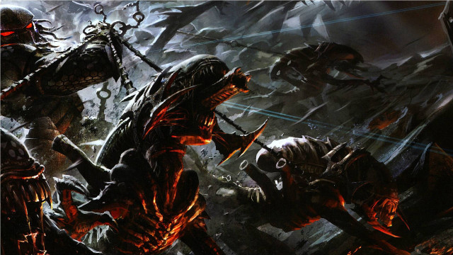 Alien battle demon group men free wallpaper - medium preview image