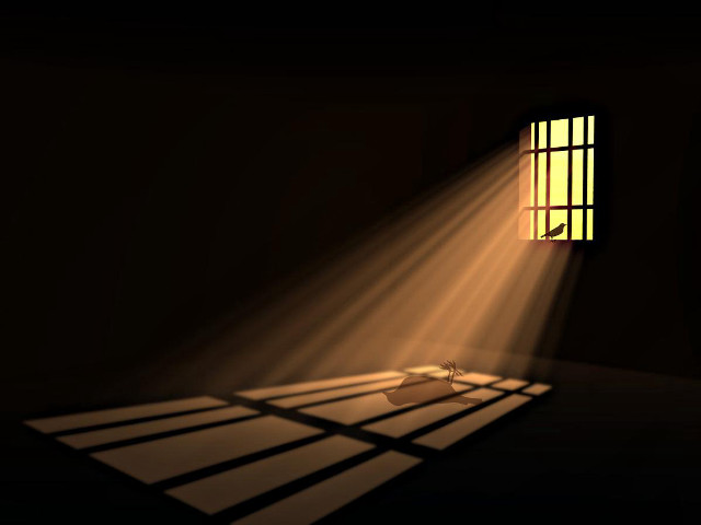 Window light shadow person floor free wallpaper - medium preview image