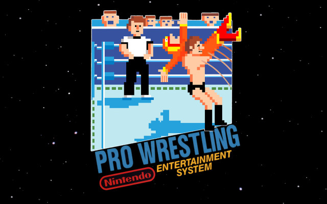 Wrestler referee boxing ring space free wallpaper - medium preview image