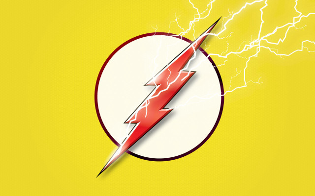 Lightning yellow background circle red #2 free wallpaper - medium preview image