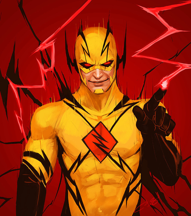 Man yellow suit red background free wallpaper - medium preview image