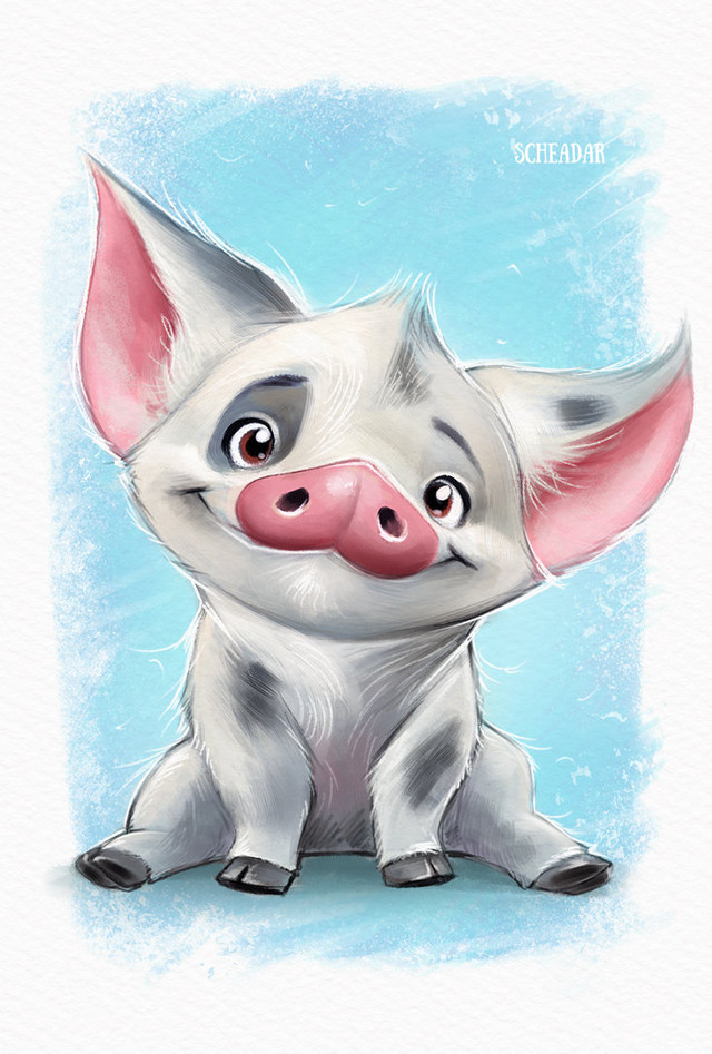 Pig pink nose ring head free wallpaper - medium preview image