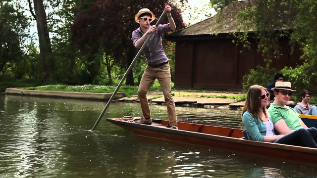 Man boat paddle river people free wallpaper - medium preview image
