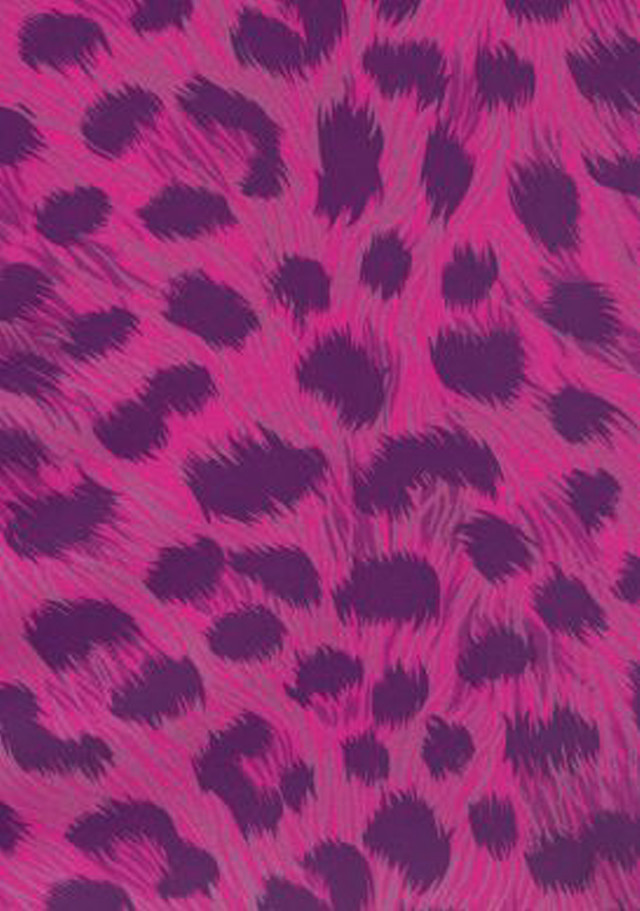 Pink black animalprint circles dots free wallpaper - medium preview image