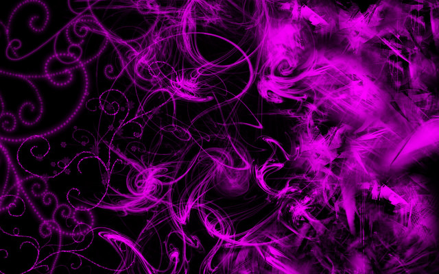 Purple background swirls bubbles black free wallpaper - medium preview image