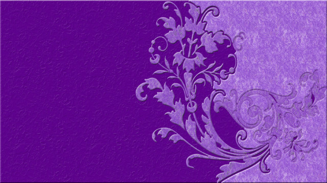 Purple background floral design black free wallpaper - medium preview image