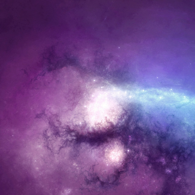 Purple blue space stars dust free wallpaper - medium preview image