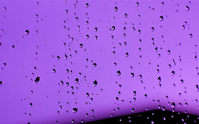 Purple background rain drops black free wallpaper - medium preview image