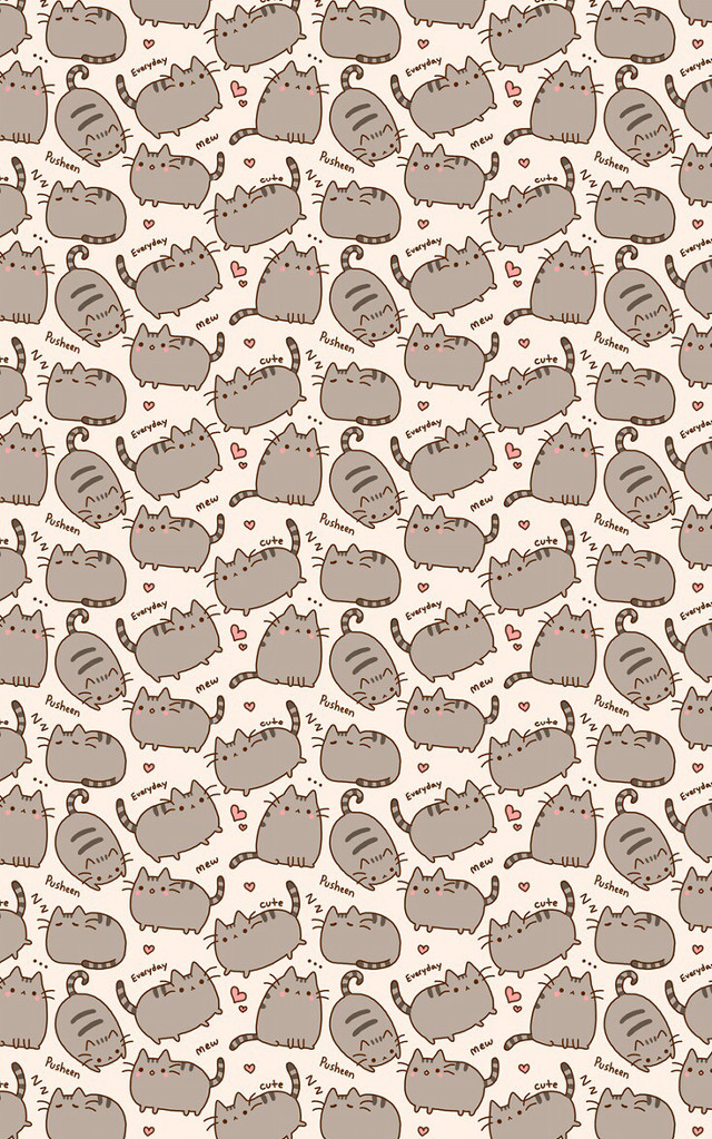 Hippo pattern different faces white free wallpaper - medium preview image