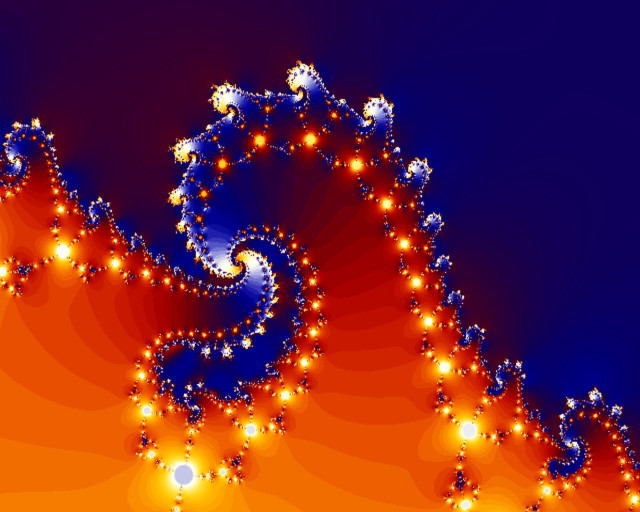 Spiral lights stars blue red free wallpaper - medium preview image
