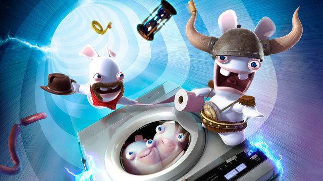 Cartoon character washing machine background free wallpaper for desktop - medium preview image