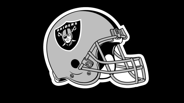 Oakland football helmet side view free wallpaper - medium preview image