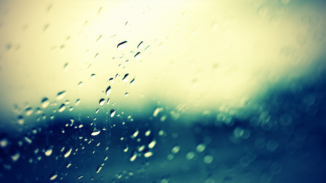 Rain covered window blurry background free wallpaper - medium preview image