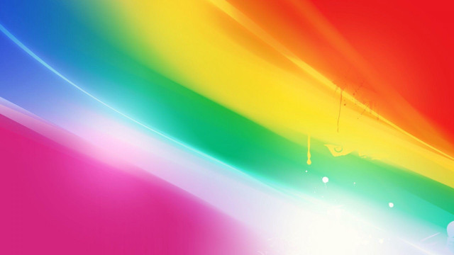Rainbow background white background pop free wallpaper - medium preview image