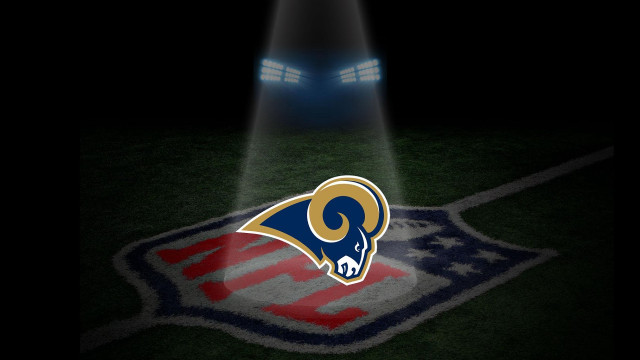 Football field light rams logo free wallpaper - medium preview image