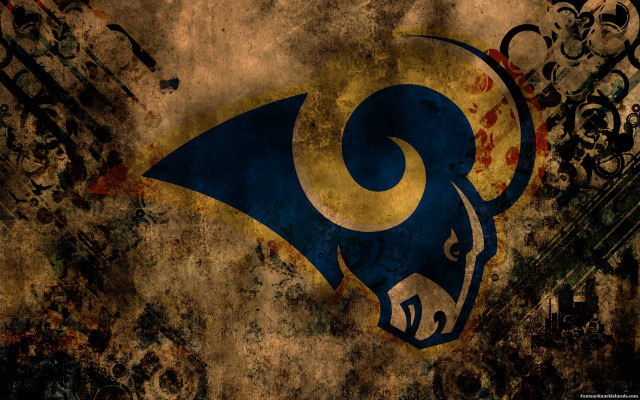 Rams logo grungy background grungy free wallpaper - medium preview image