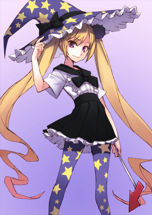 Girl dress hat stars wand free wallpaper - medium preview image