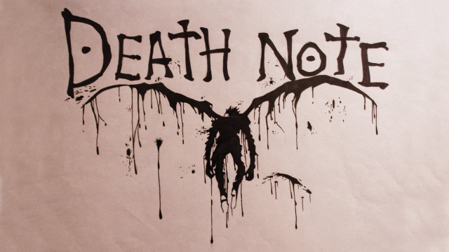 Bat death note dripping paint free wallpaper - medium preview image