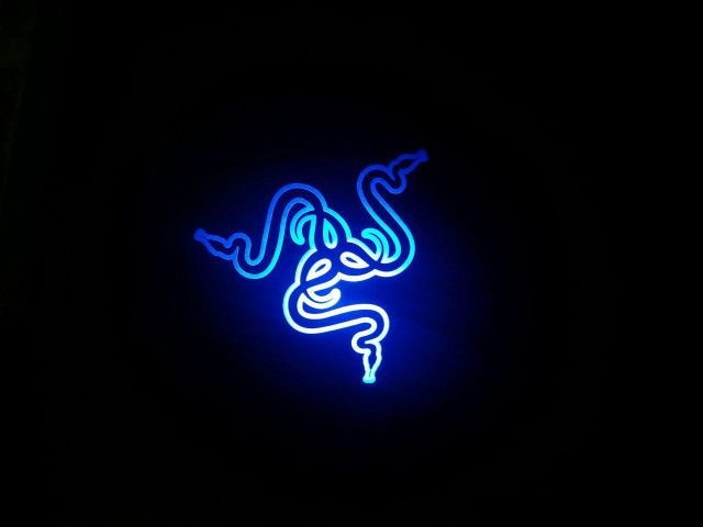 Neon sign building dark snake free wallpaper - medium preview image