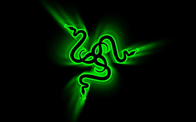 Green snake glowing dark curled free wallpaper - medium preview image