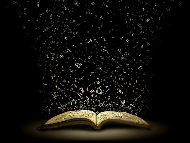 Open book musical notes black free wallpaper - medium preview image