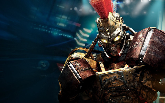 Robot red mohawk armored chest free wallpaper - medium preview image