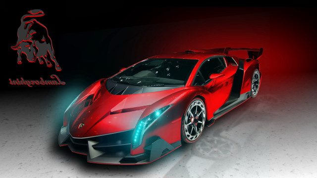 Red sports car black background #8 free wallpaper - medium preview image