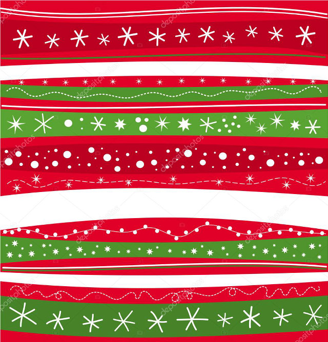 Christmas striped designs snowflakes stars #2 free wallpaper - medium preview image