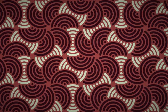 Red white pattern black background free wallpaper - medium preview image