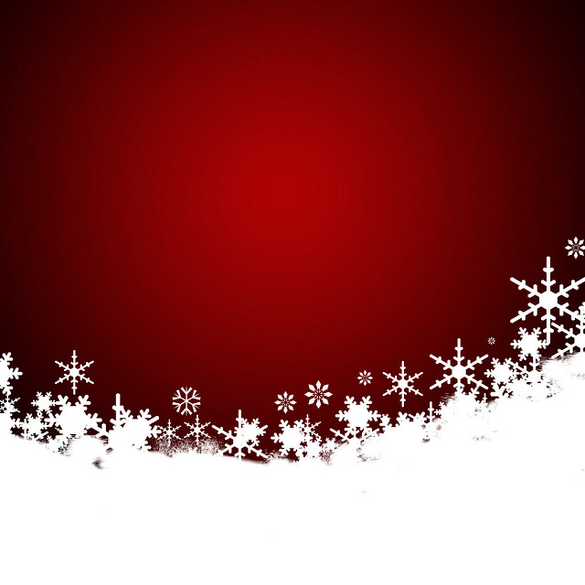 Red white christmas background snowflakes free wallpaper - medium preview image