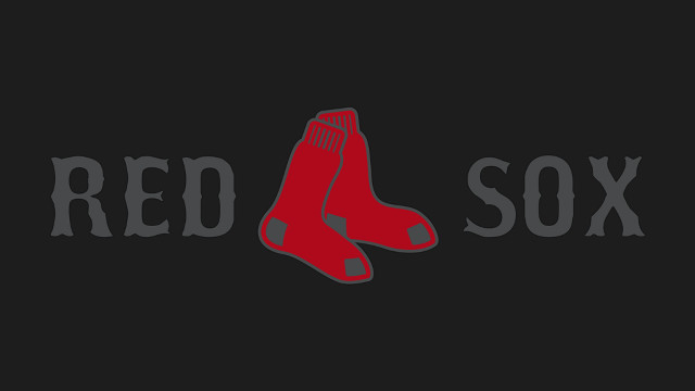 Red sox logo black background free wallpaper - medium preview image