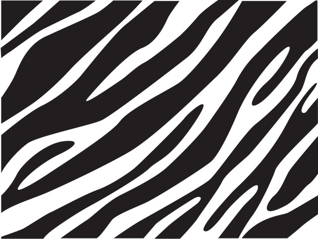 Zebra print pattern black white #2 free wallpaper - medium preview image