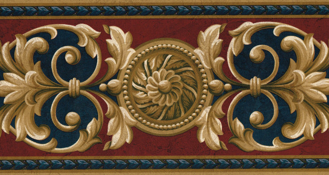 Decorative design red background gold free wallpaper - medium preview image