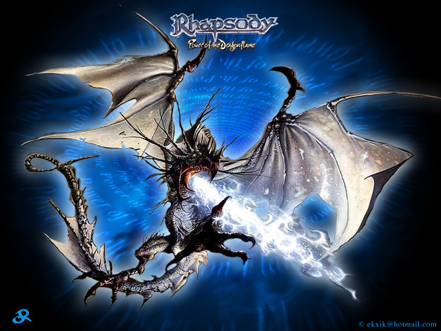 Dragon glowing wings claws spikes free wallpaper - medium preview image