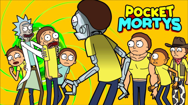 Cartoon man holding child zombie free wallpaper - medium preview image