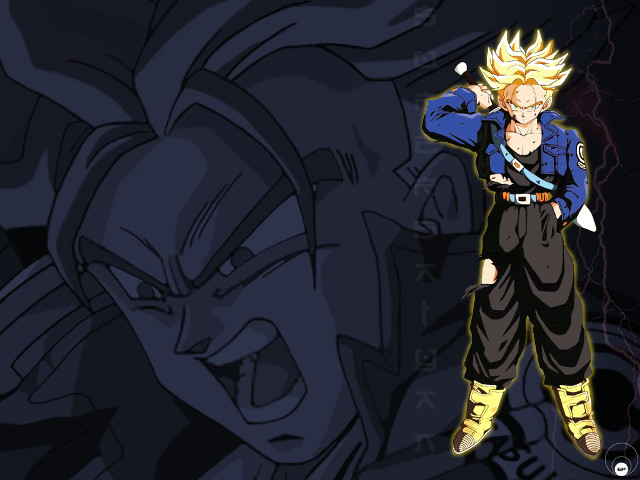 Dragon blue shirt yellow pants free wallpaper - medium preview image