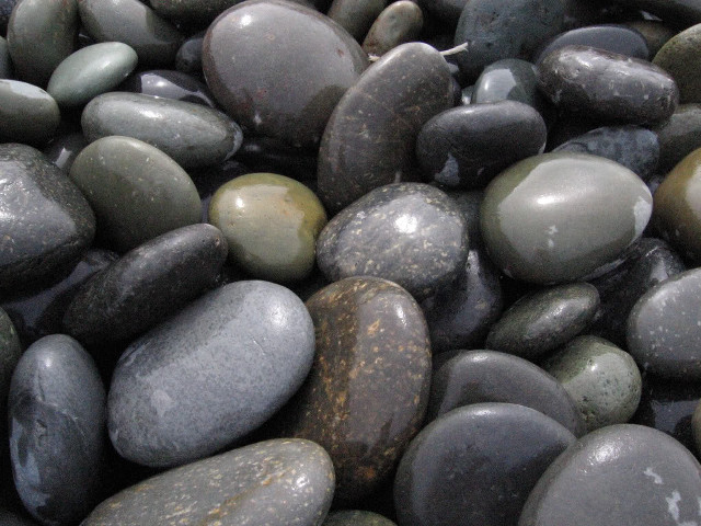 Pile of rocks green black free wallpaper - medium preview image