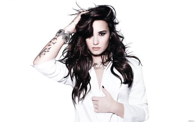Woman long hair tattoos arms #2 free wallpaper - medium preview image