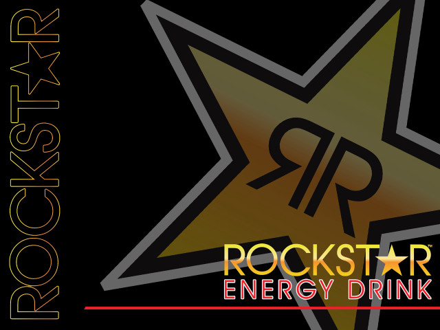 Rock star energy drink label free wallpaper - medium preview image