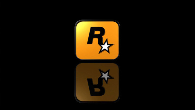 Black yellow square stars reflection free wallpaper - medium preview image