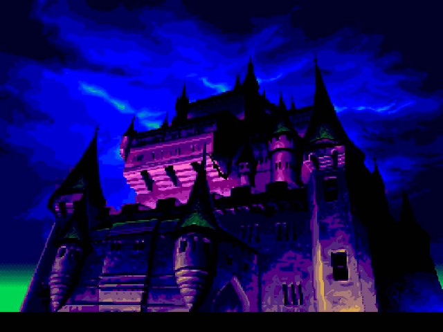 Castle clock tower sky clouds free wallpaper - medium preview image