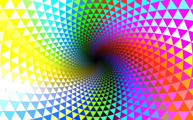 Colorful background spiral design center free wallpaper - medium preview image