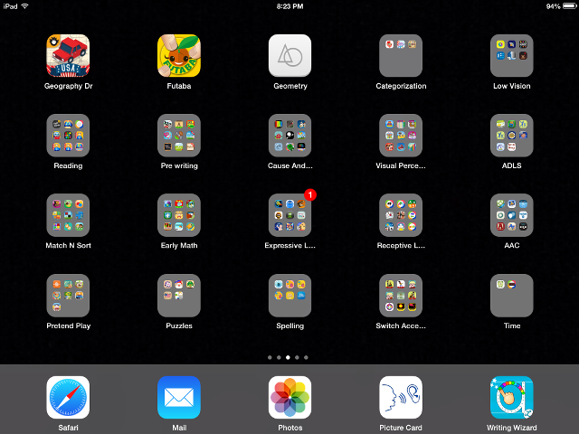 Tablet app icons black background free wallpaper - medium preview image