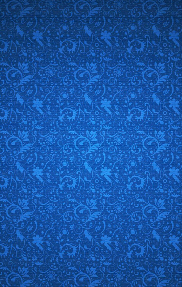 Blue background floral pattern side free wallpaper - medium preview image